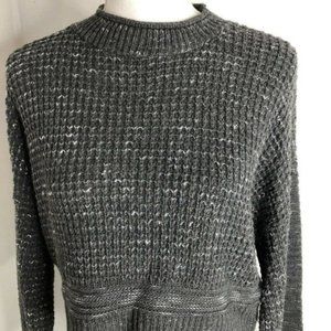 ABOUND Crew Easy Stitch Ribbed Mock Neck Sweater NWT